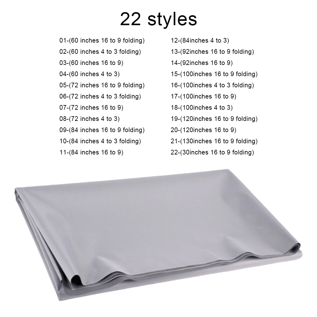 Projector Screen 100 Inch - Projector Screen 16:9/4:3 High Definition Anti-Light
