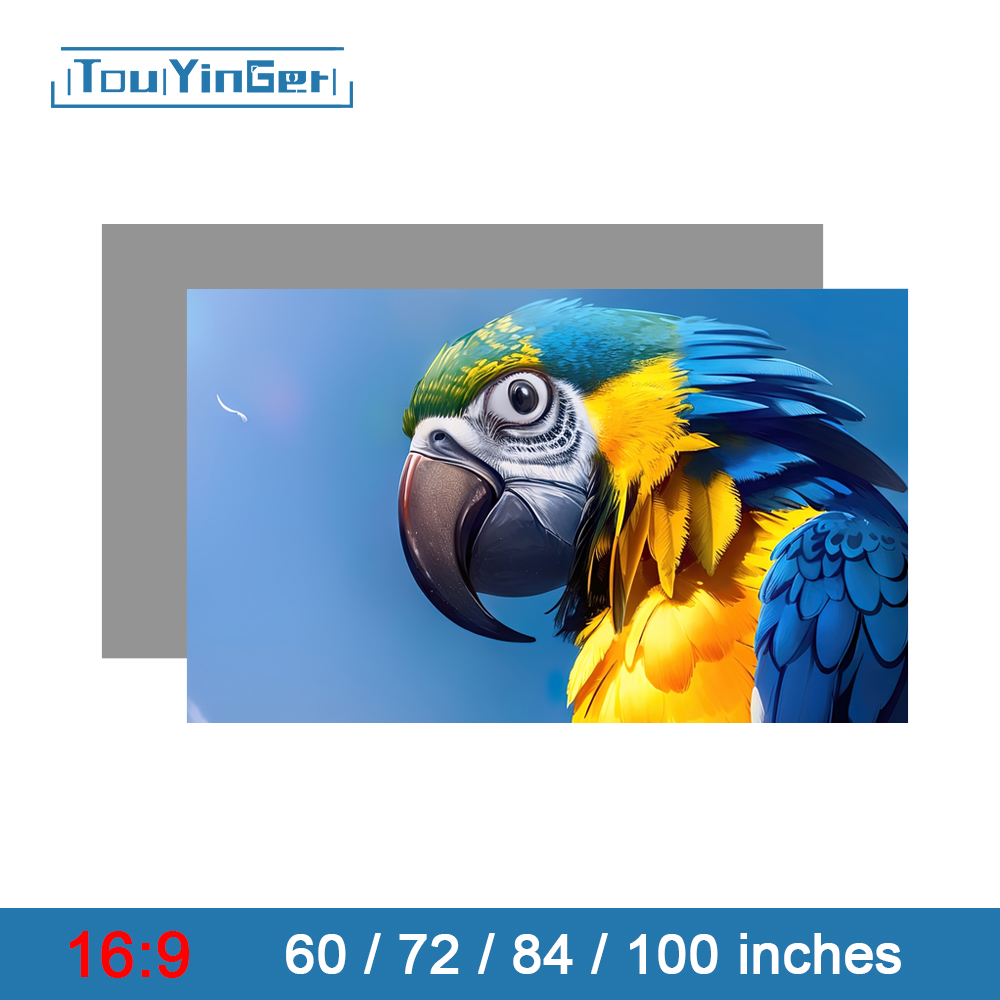 Touyinger 16:9 High Brightness - Projector Screen 100 Inch 评论和价格