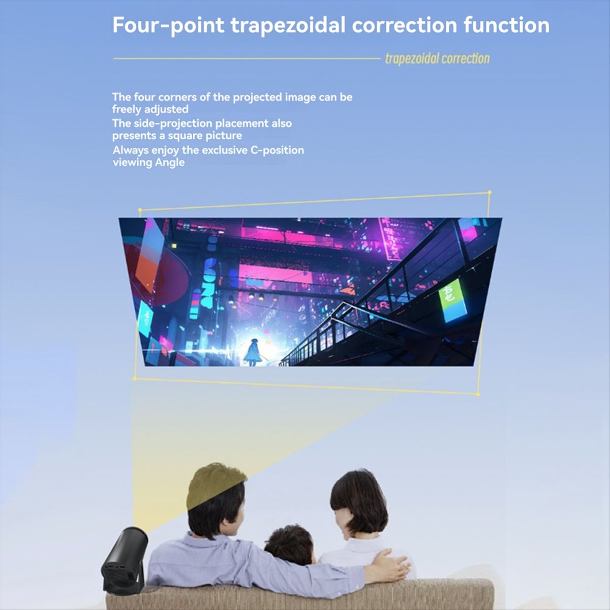 1080P Projector for Android12  - Home Cinema Quad 评论和价格