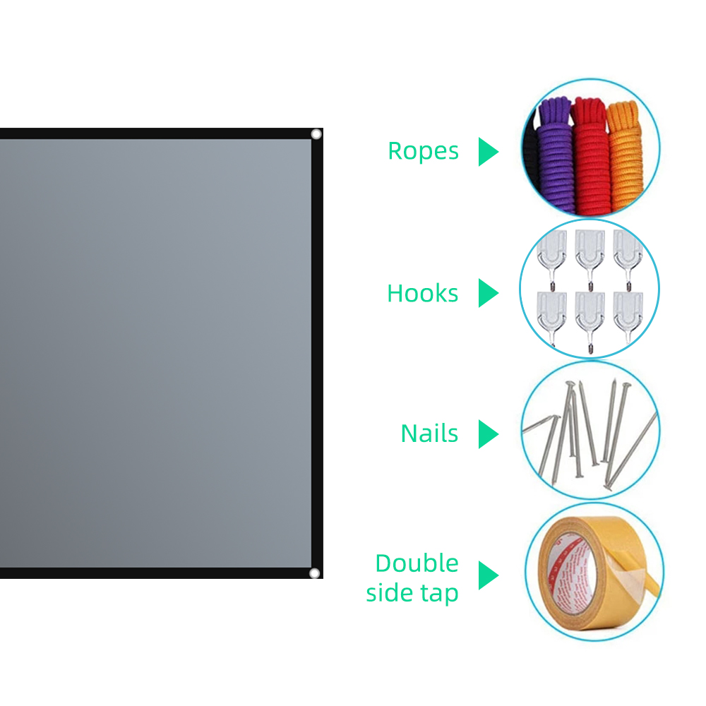 Salange Projector Screen 16:9  - Projector Screen 100 Inch 评论和价格