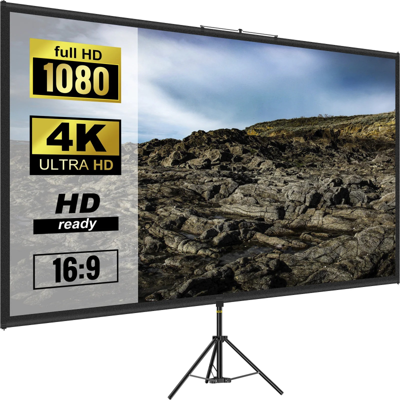100 Inch Tripod Projector Scre - Projector Screen 100 Inch 评论和价格