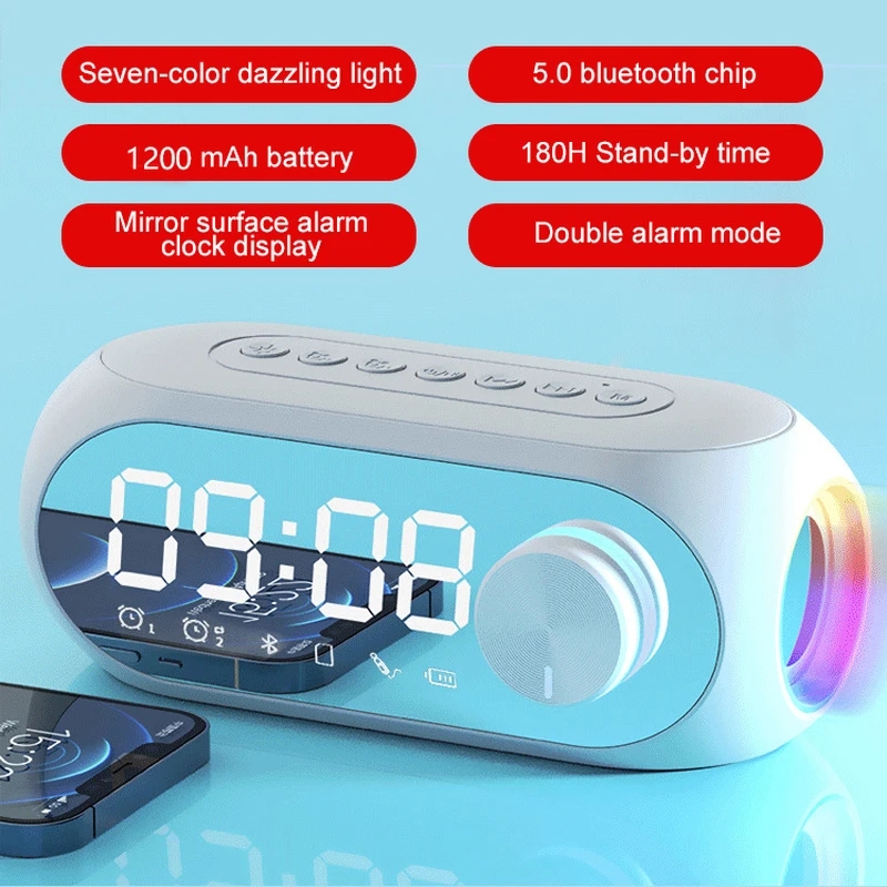 Alarm Clock Radio FM Bluetooth - Home Cinema Chairs 评论和价格