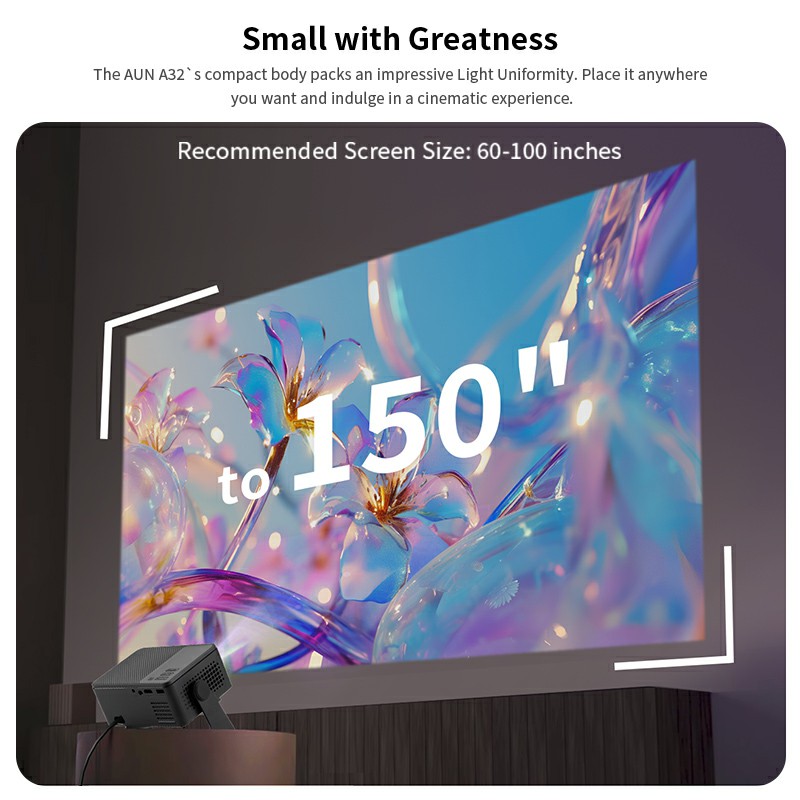 AUN A32 Pro Android 13 Project - Home Cinema Compact 评论和价格