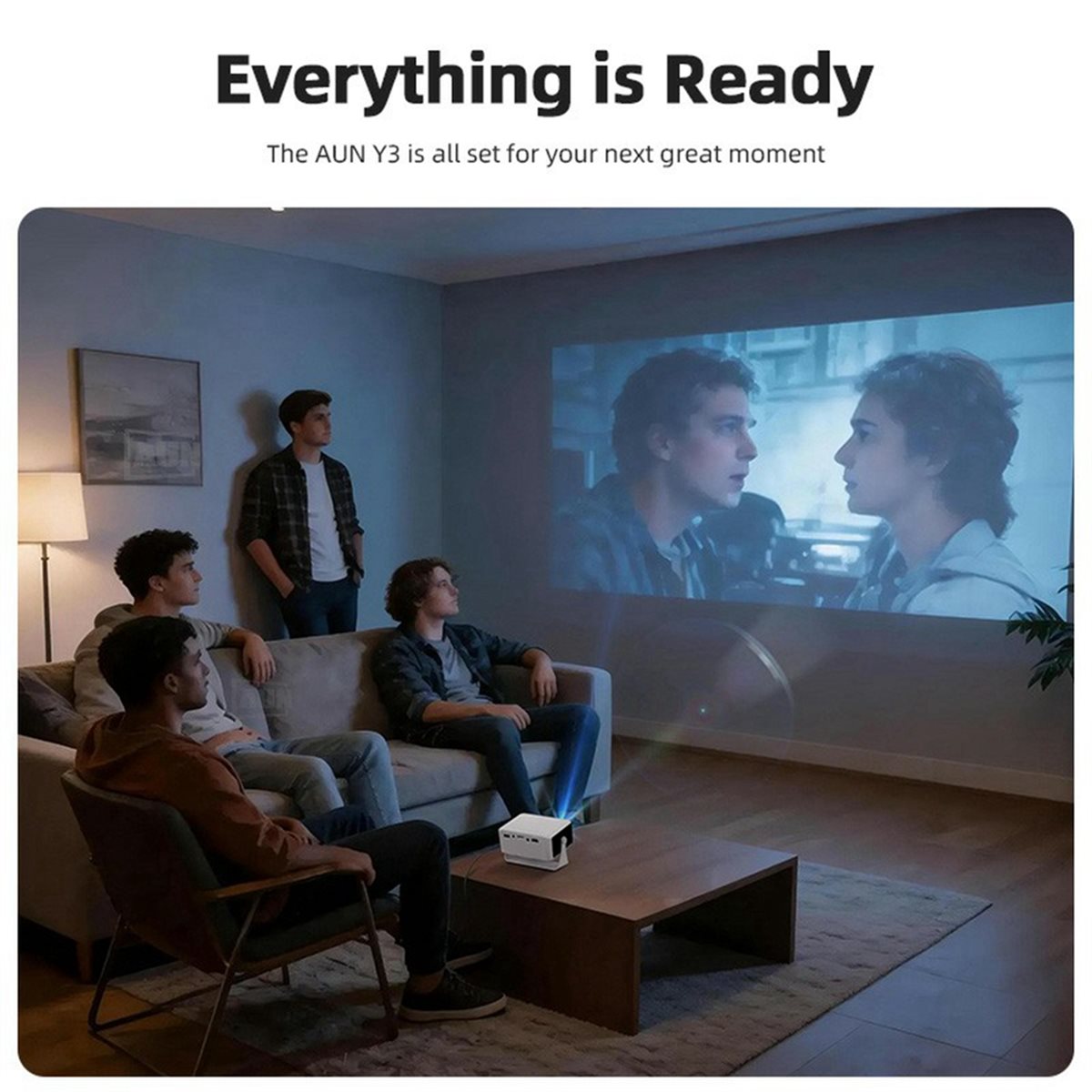 L70A Y3 Mini Projector Portabl - Home Cinema Compact 评论和价格