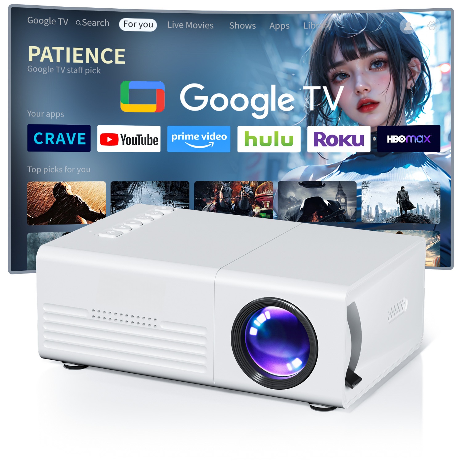 Mini Projector TFT LCD Wifi Bl - Home Cinema Compact 评论和价格