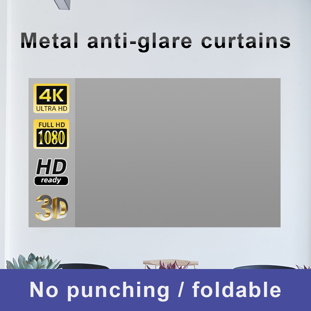 Projector Screen 16:9/4:3 High - Projector Screen 100 Inch 评论和价格