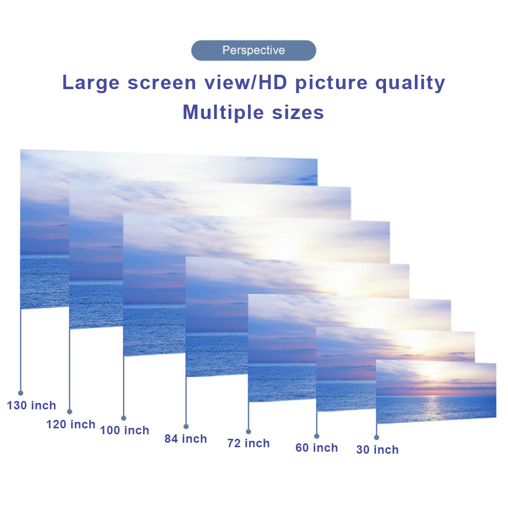 Projector Screen 16:9/4:3 High - Projector Screen 100 Inch 评论和价格