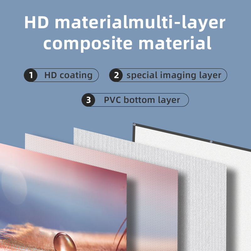 Projector Screen With Stand Wh - Projector Screen 100 Inch 评论和价格