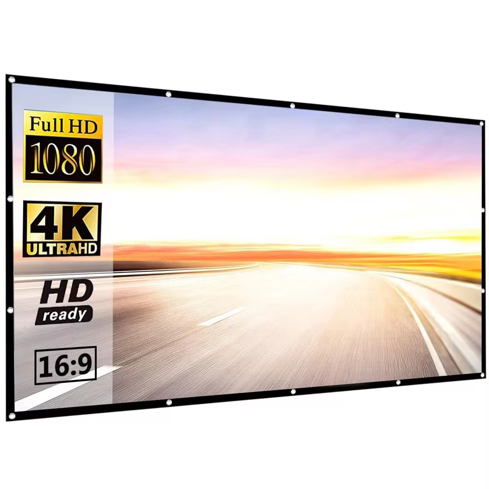 Simple Foldable Projection Scr - Projector Screen 100 Inch 评论和价格