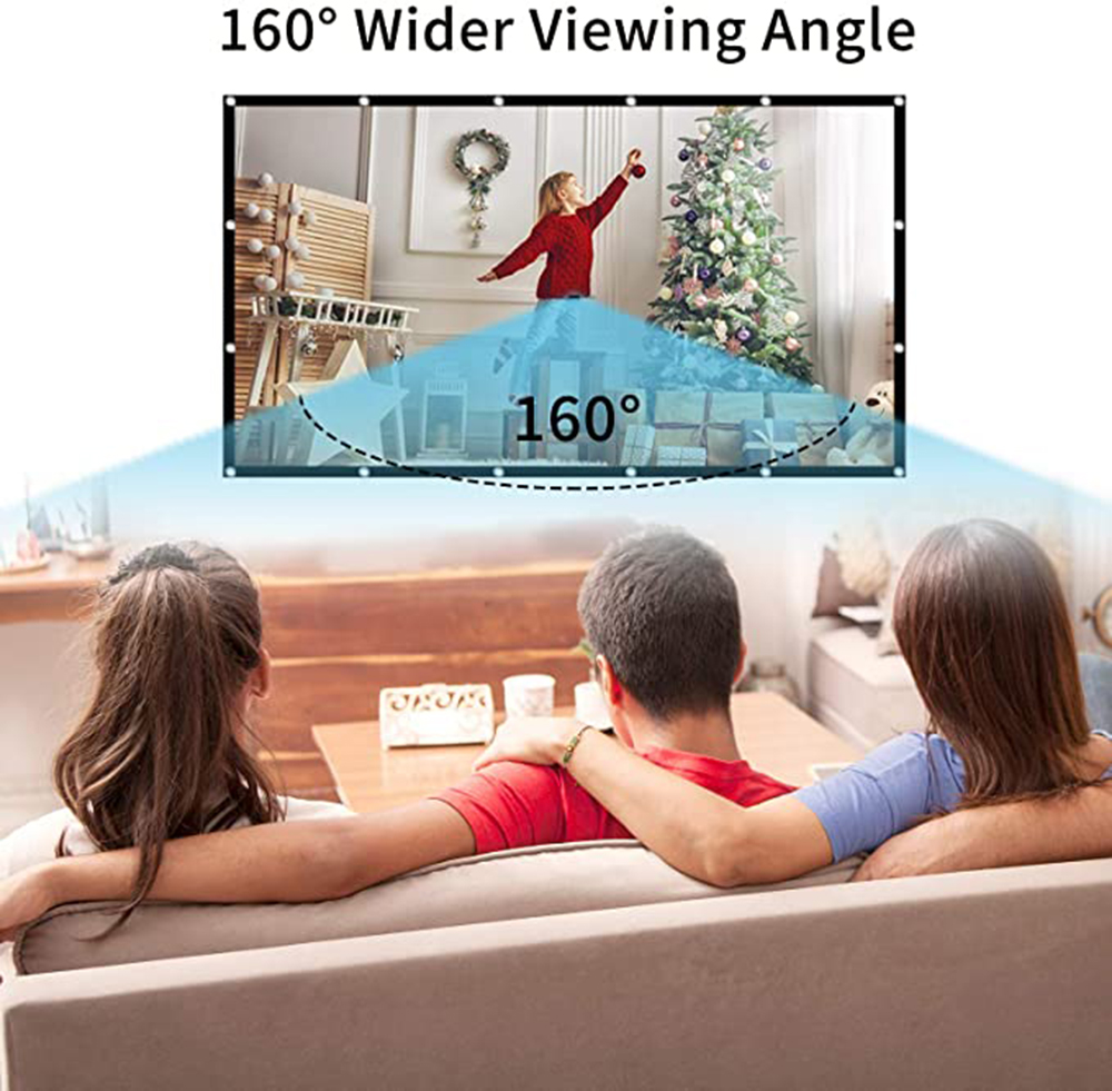Simple Foldable Projection Scr - Projector Screen 100 Inch 评论和价格