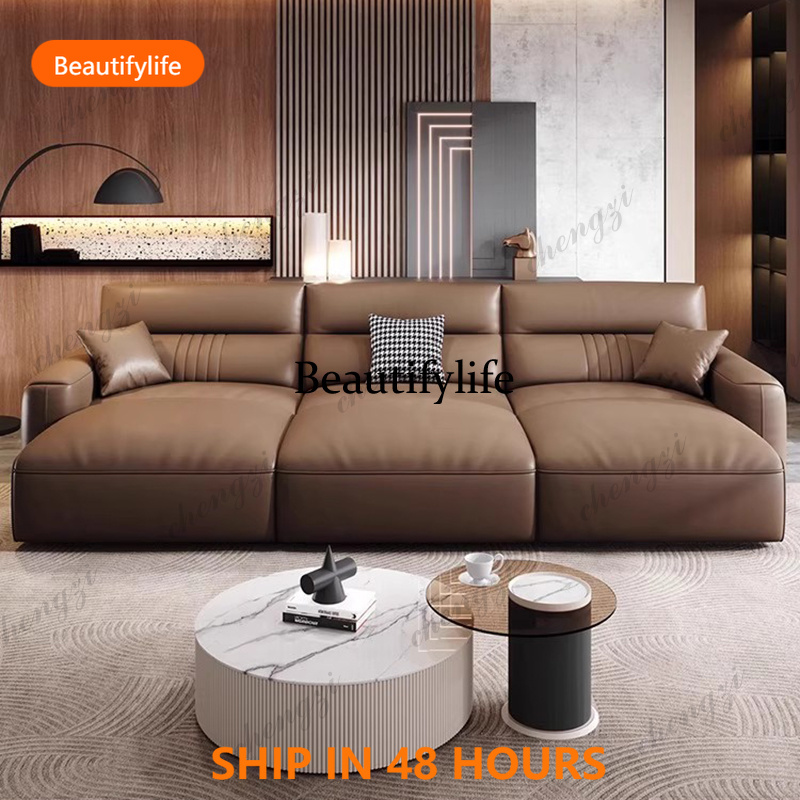 03 A68 Genuine Leather Living  - Home Cinema Room Design 评论和价格
