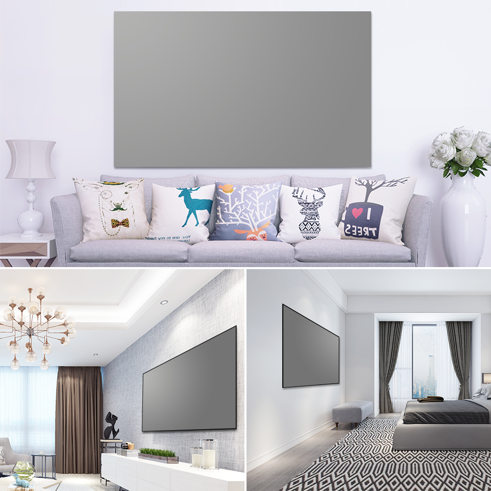 Salange Projector Screen,60 10 - Projector Screen 100 Inch 评论和价格