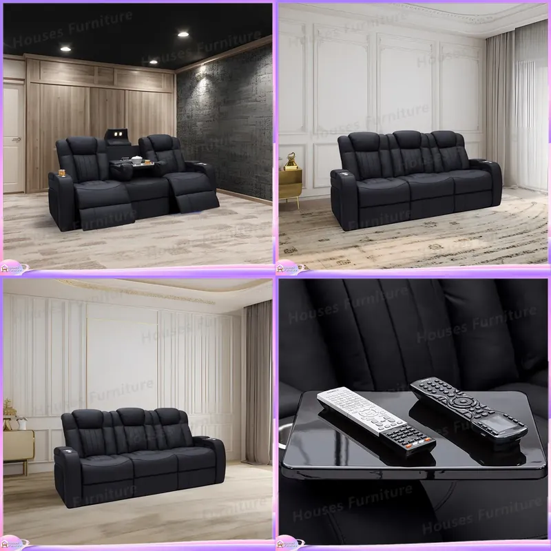 Leather Recliner Sofa Home The - Home Cinema Chairs 评论和价格