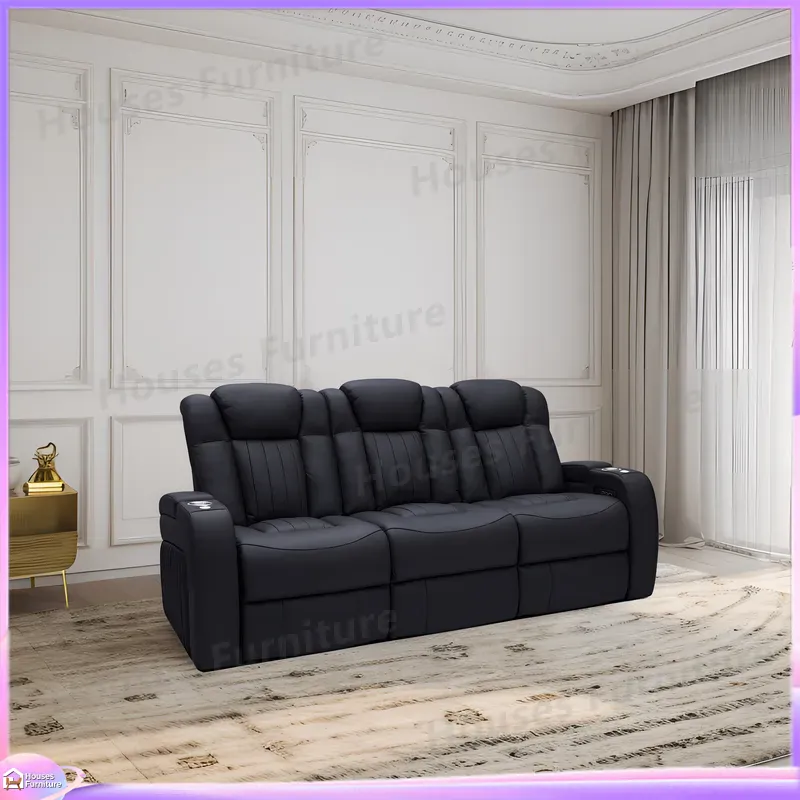 Leather Recliner Sofa Home The - Home Cinema Chairs 评论和价格