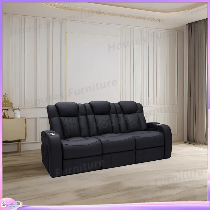 Leather Recliner Sofa Home The - Home Cinema Chairs 评论和价格
