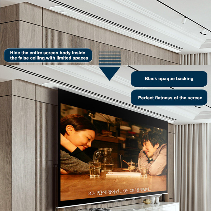 THYCM-H 16:9 In-Ceiling Mount  - Projector Screen 100 Inch 评论和价格